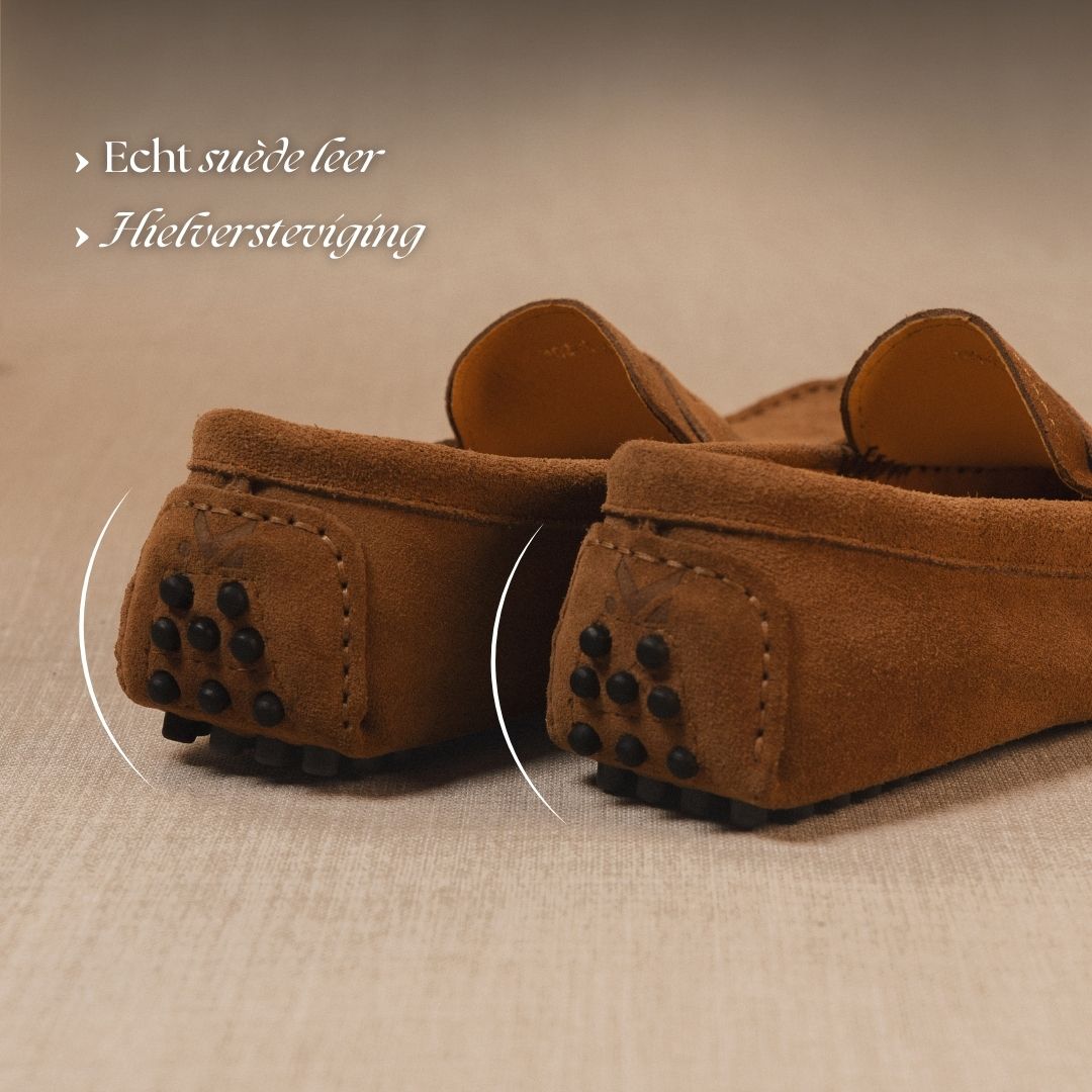 Classico - Premium suède driver loafers voor heren