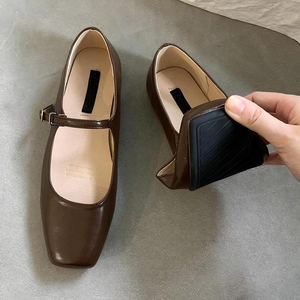 Trendy Mary Jane ballerina's met bandjes