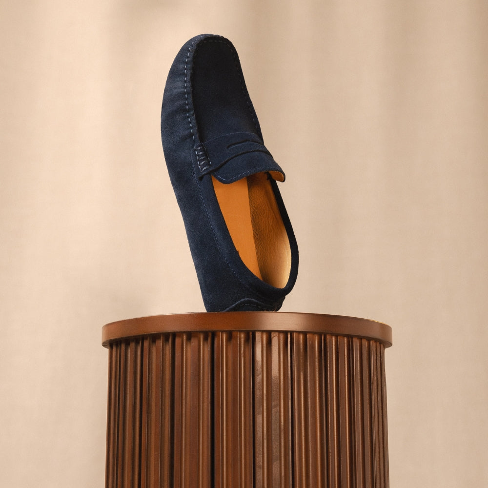 Classico - Premium suède driver loafers voor heren