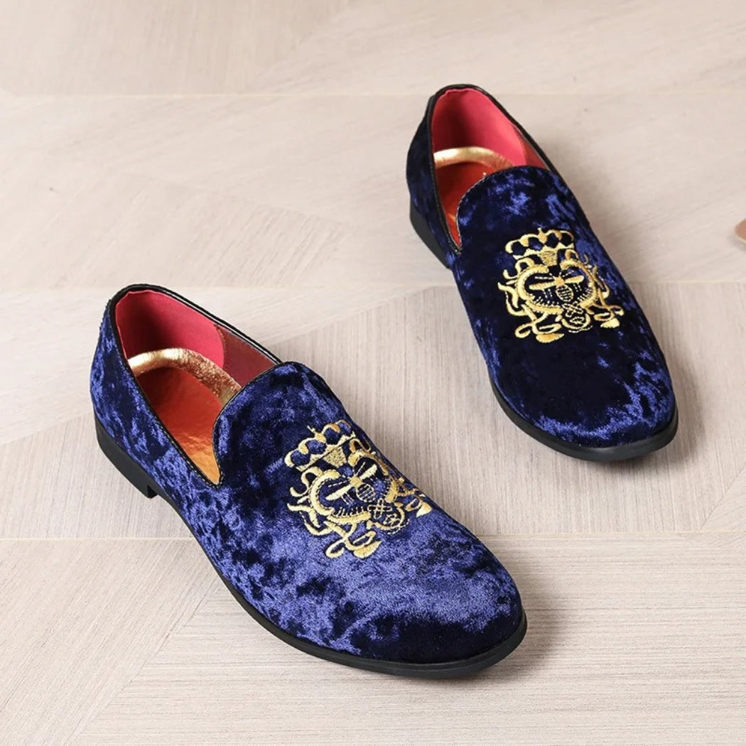 Bruiloft loafers in synthetisch suède voor heren