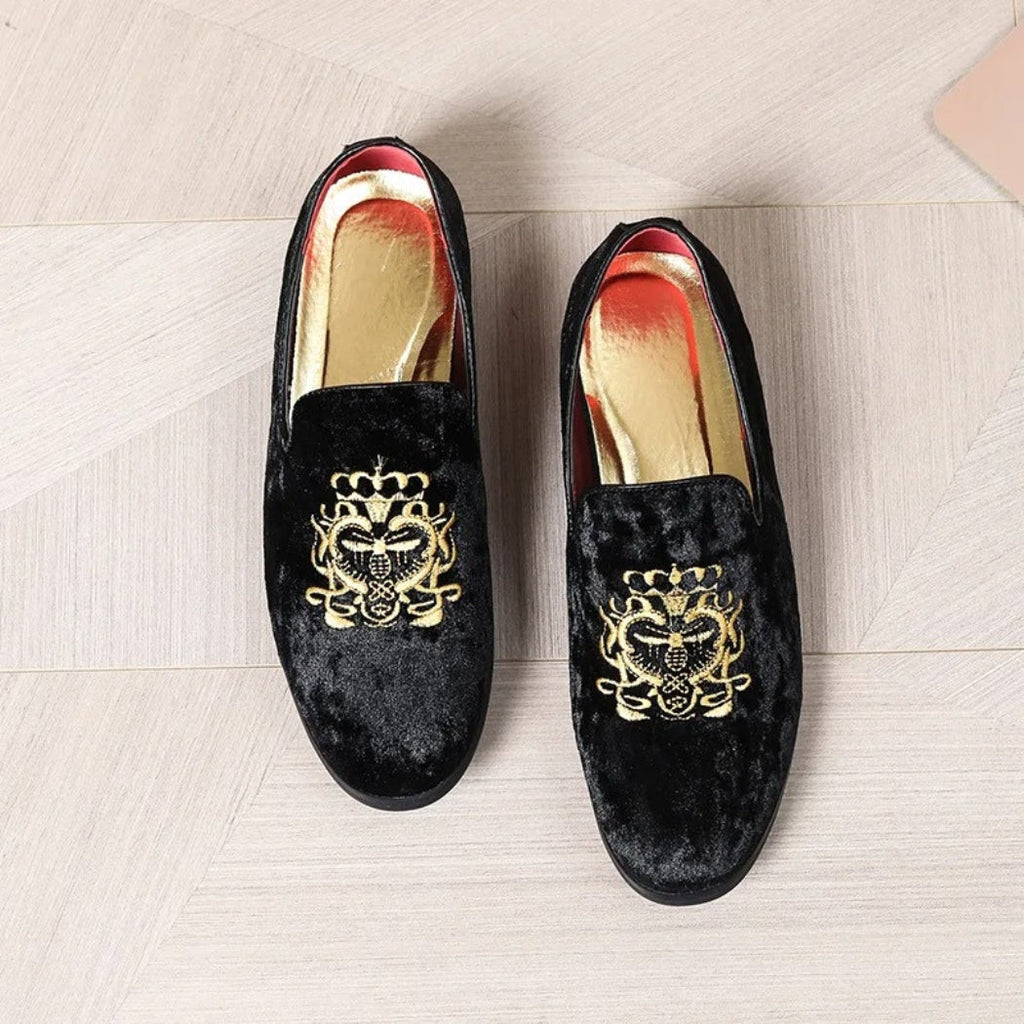 Bruiloft loafers in synthetisch suède voor heren