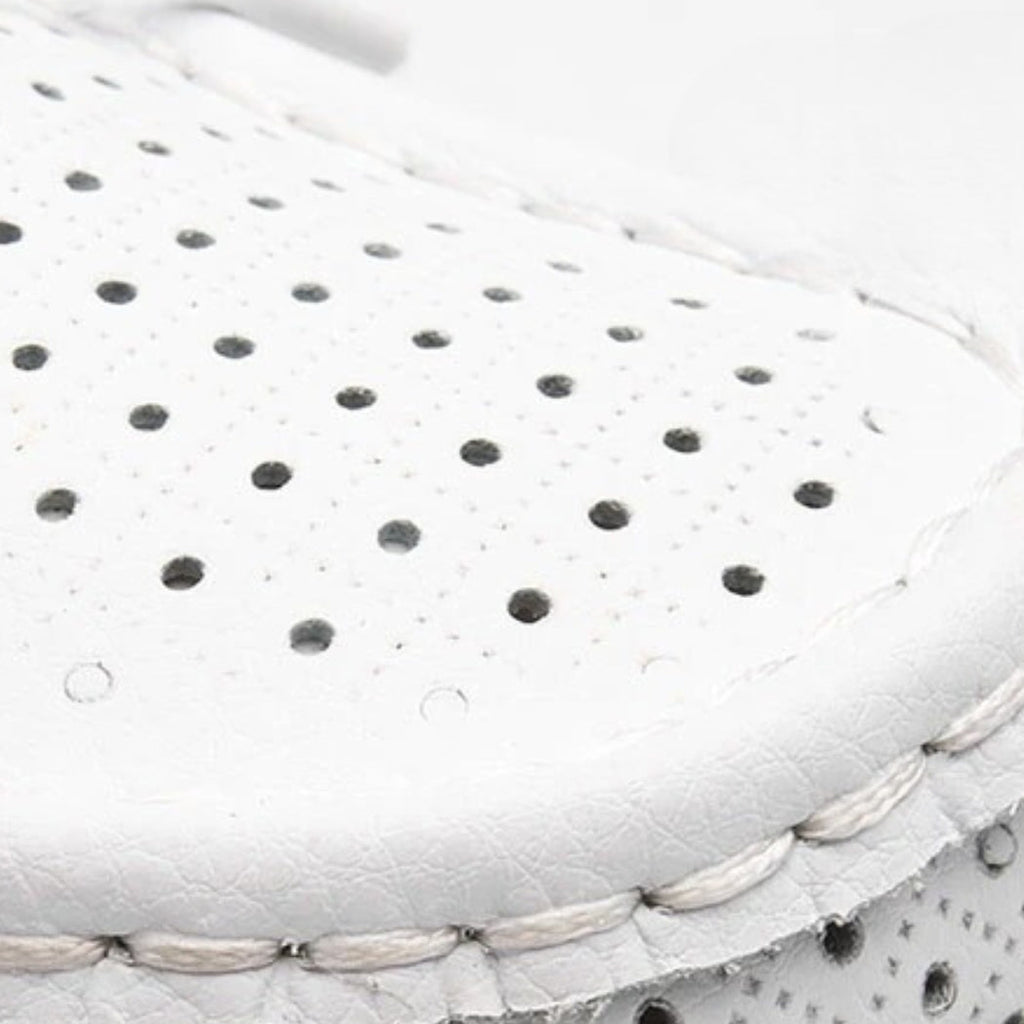 Leren dames loafers met plateauzool