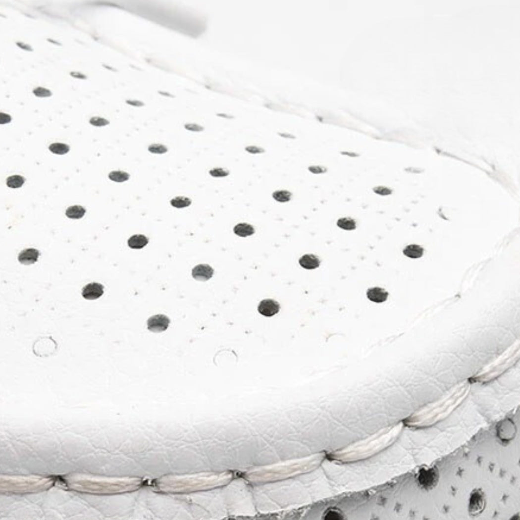 Leren dames loafers met plateauzool