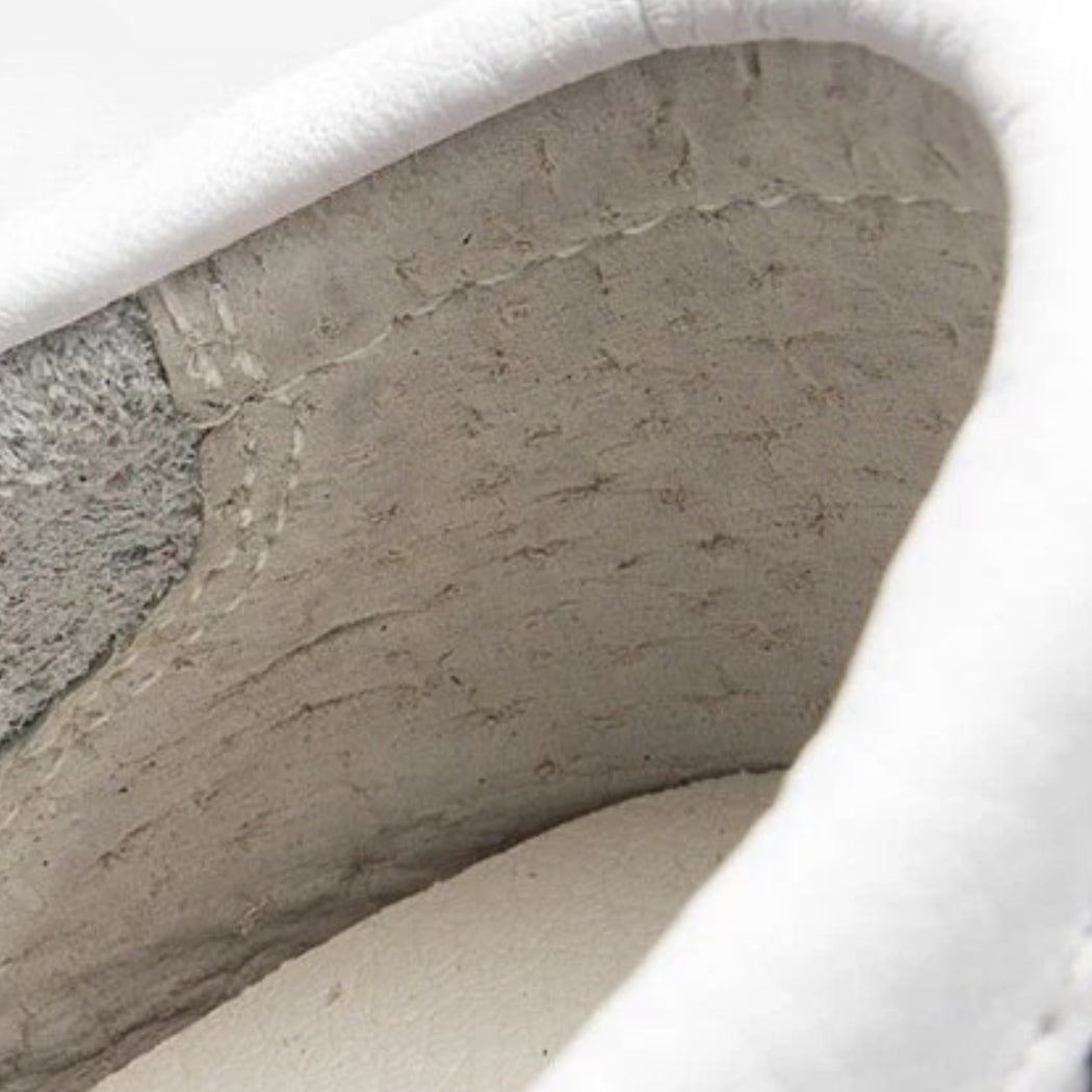 Leren dames loafers met plateauzool