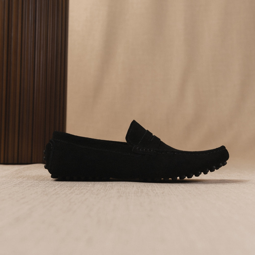 Classico - Premium suède driver loafers voor heren
