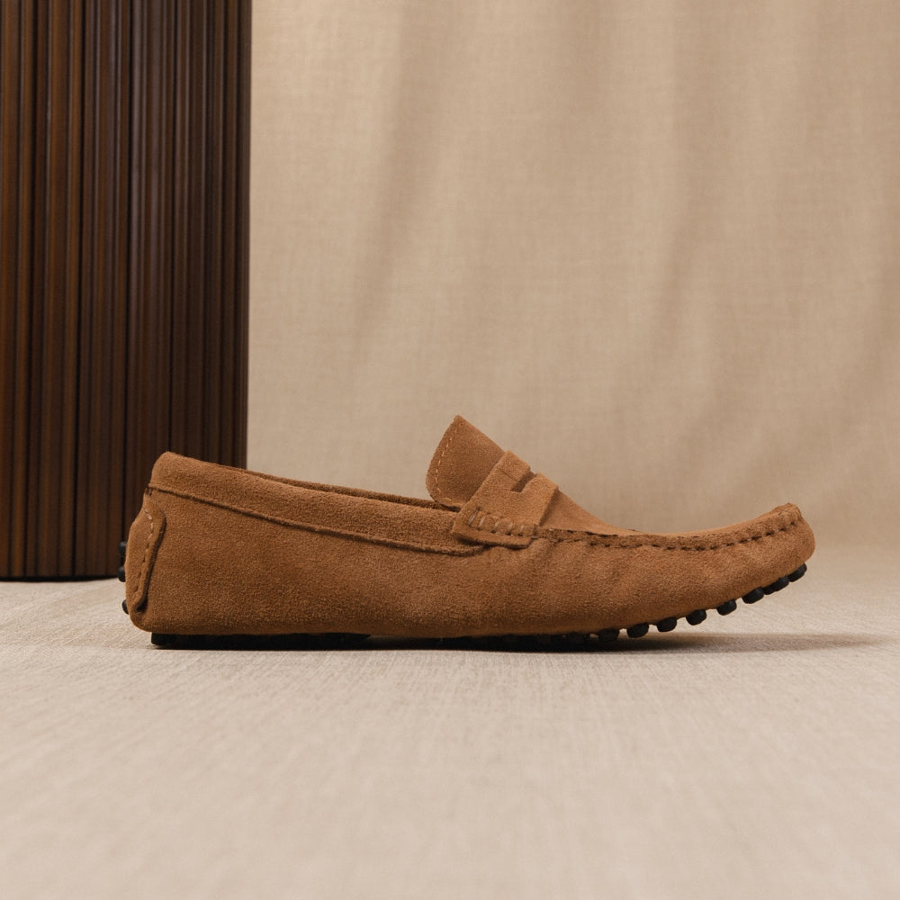 Classico - Premium suède driver loafers voor heren