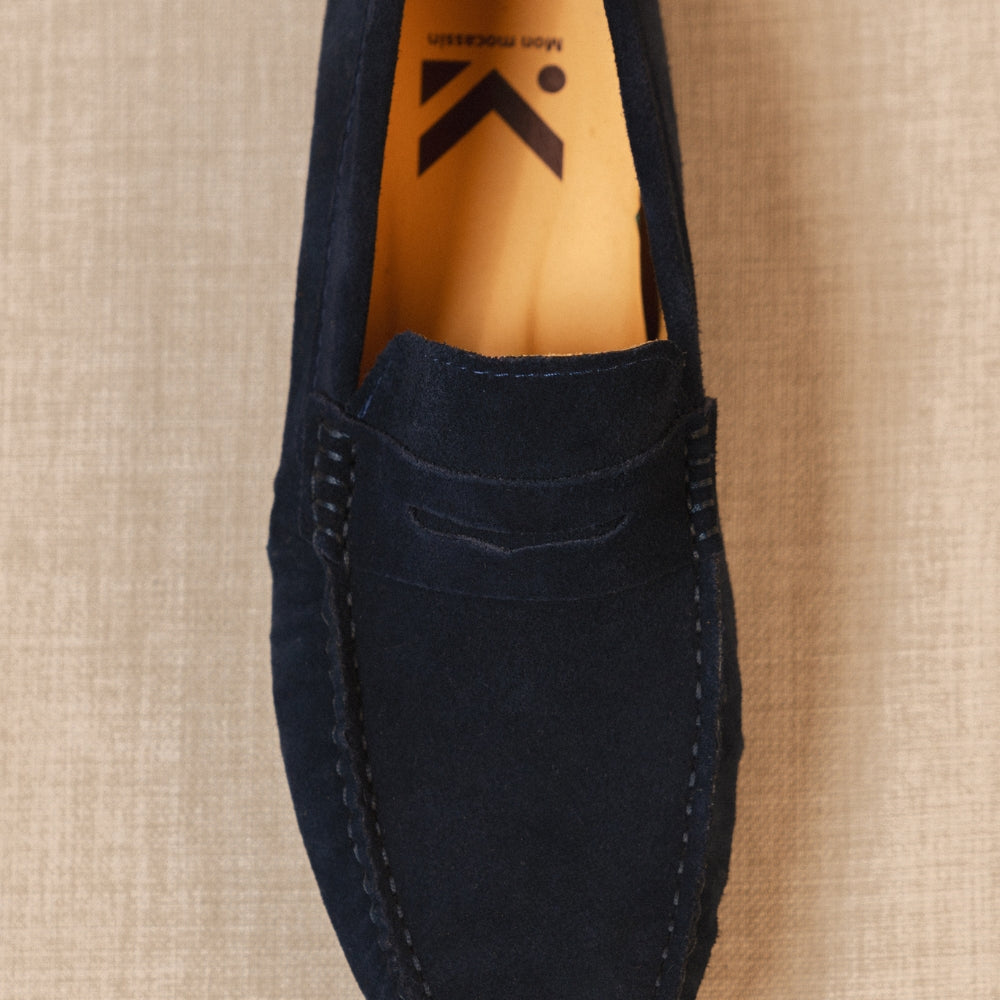 Classico - Premium suède driver loafers voor heren