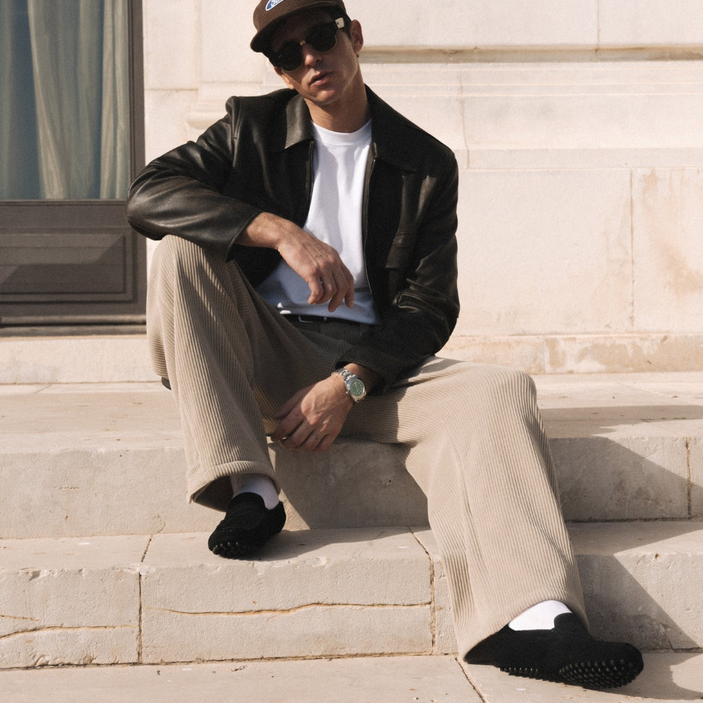 Classico - Premium suède driver loafers voor heren