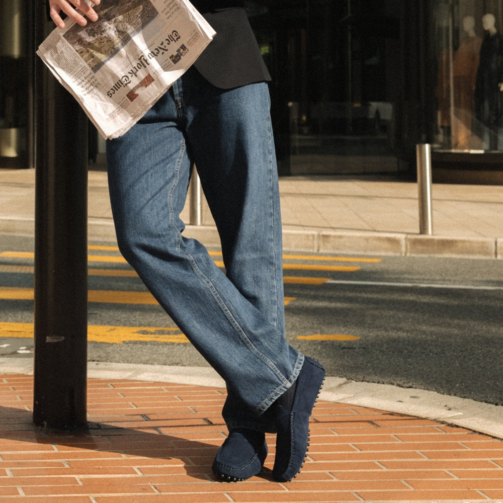 Classico - Premium suède driver loafers voor heren
