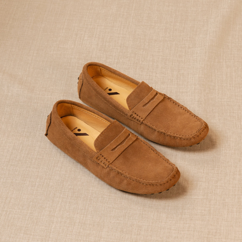 Classico - Premium suède driver loafers voor heren