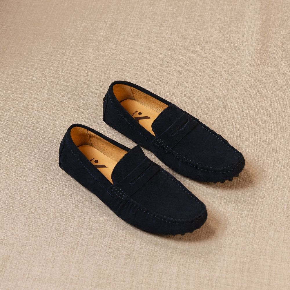 Classico - Premium suède driver loafers voor heren