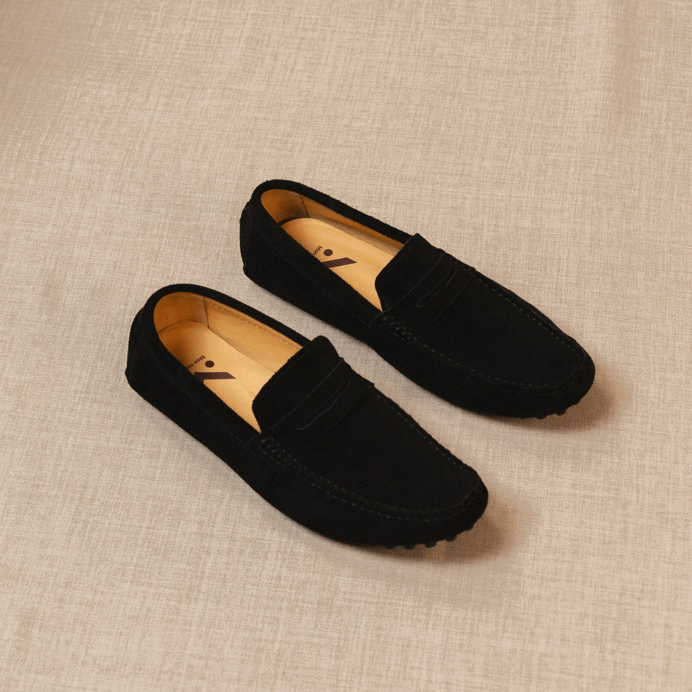 Classico - Premium suède driver loafers voor heren
