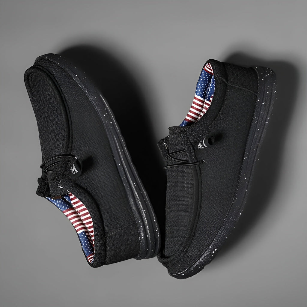 Zomer loafers van stof voor heren