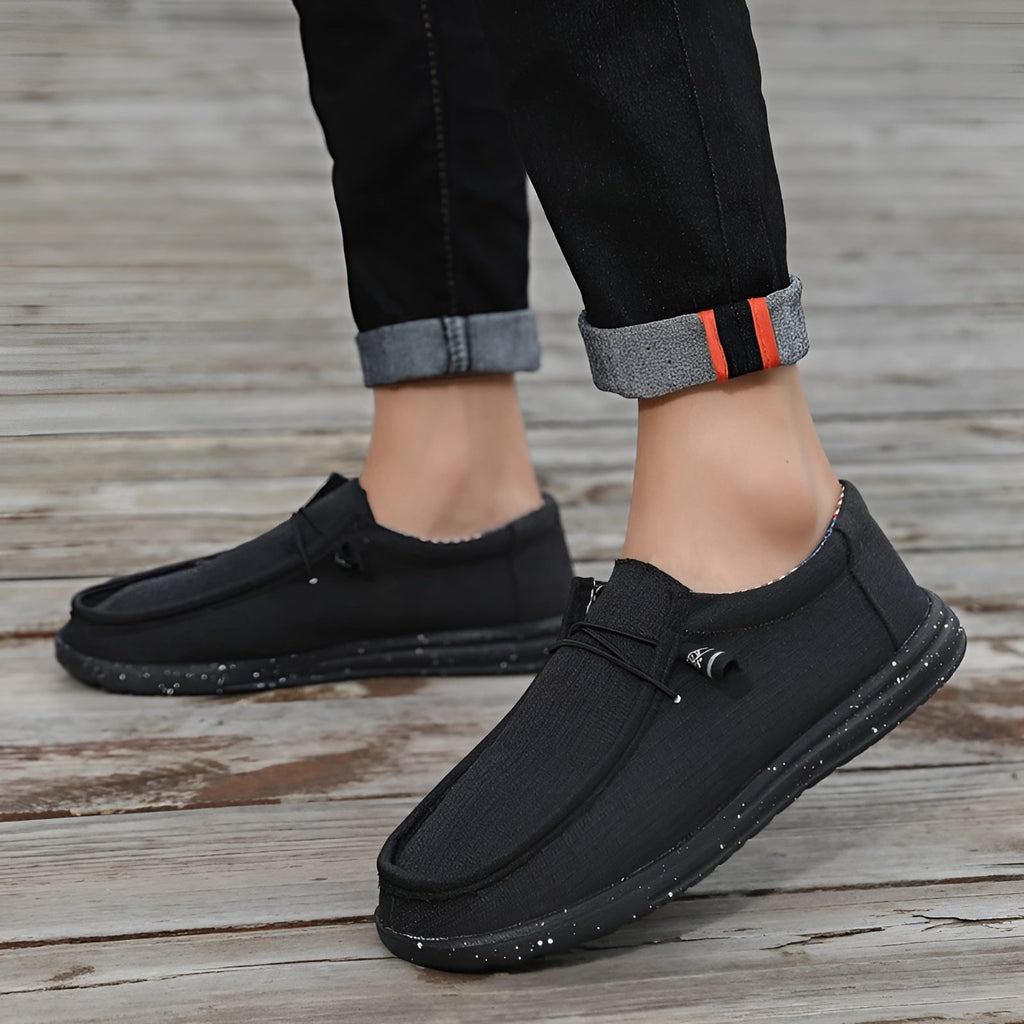 Zomer loafers van stof voor heren