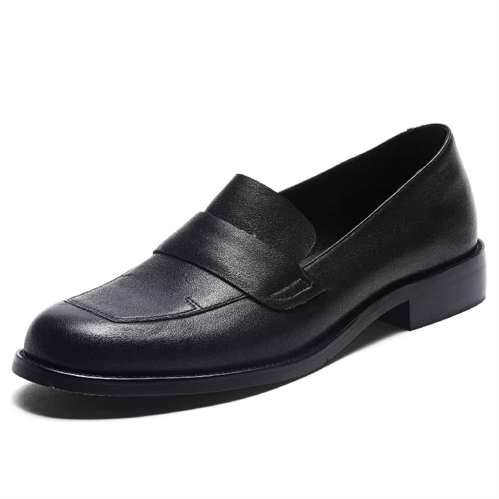 Klassieke elegante leren loafer voor dames