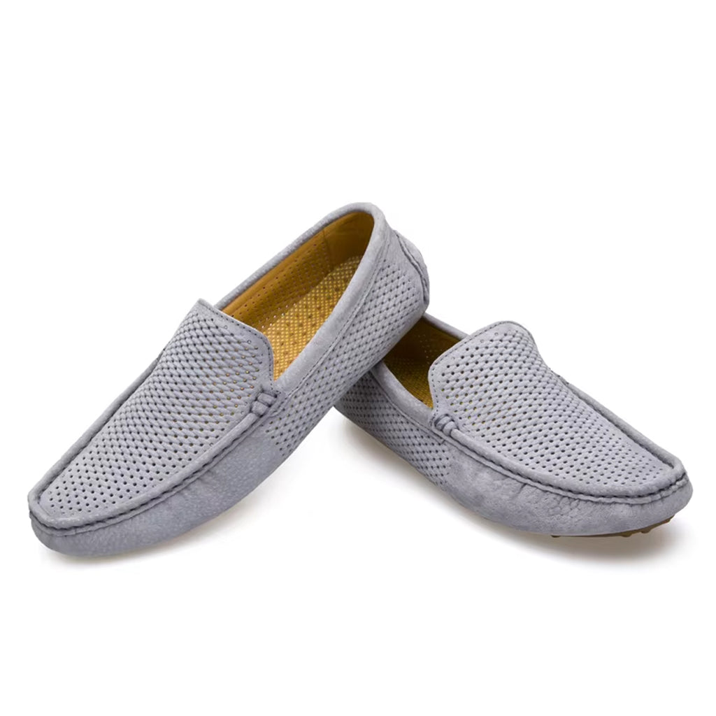 Zomerse suède loafer voor heren