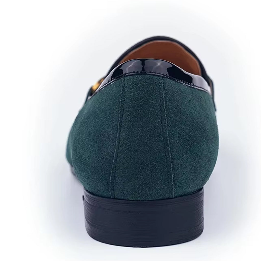 Elegante suède loafer voor heren