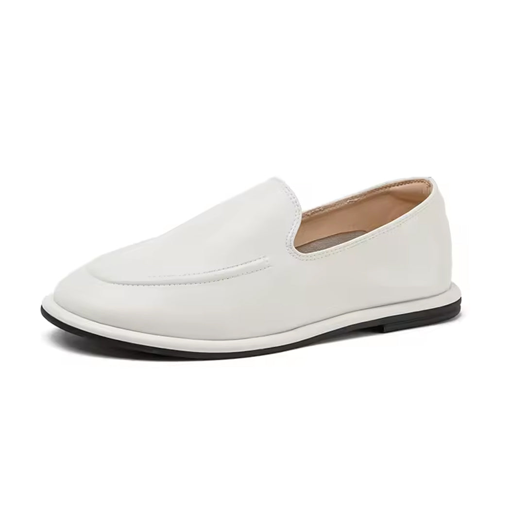 Leren loafer slipper voor dames
