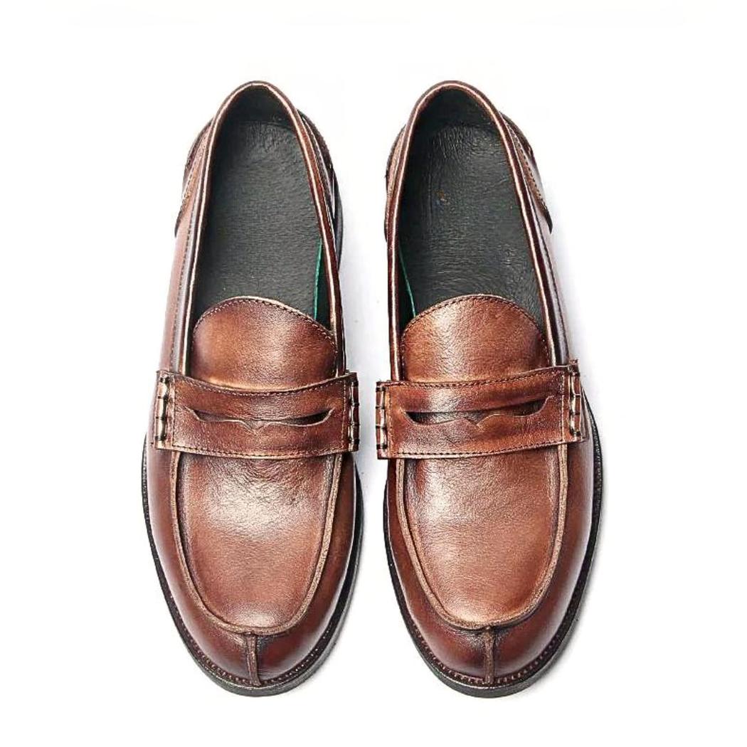 Loafers van echt leer in bruin of zwart voor heren