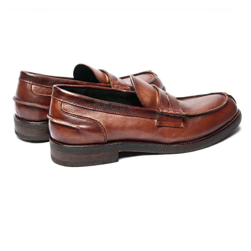 Loafers van echt leer in bruin of zwart voor heren