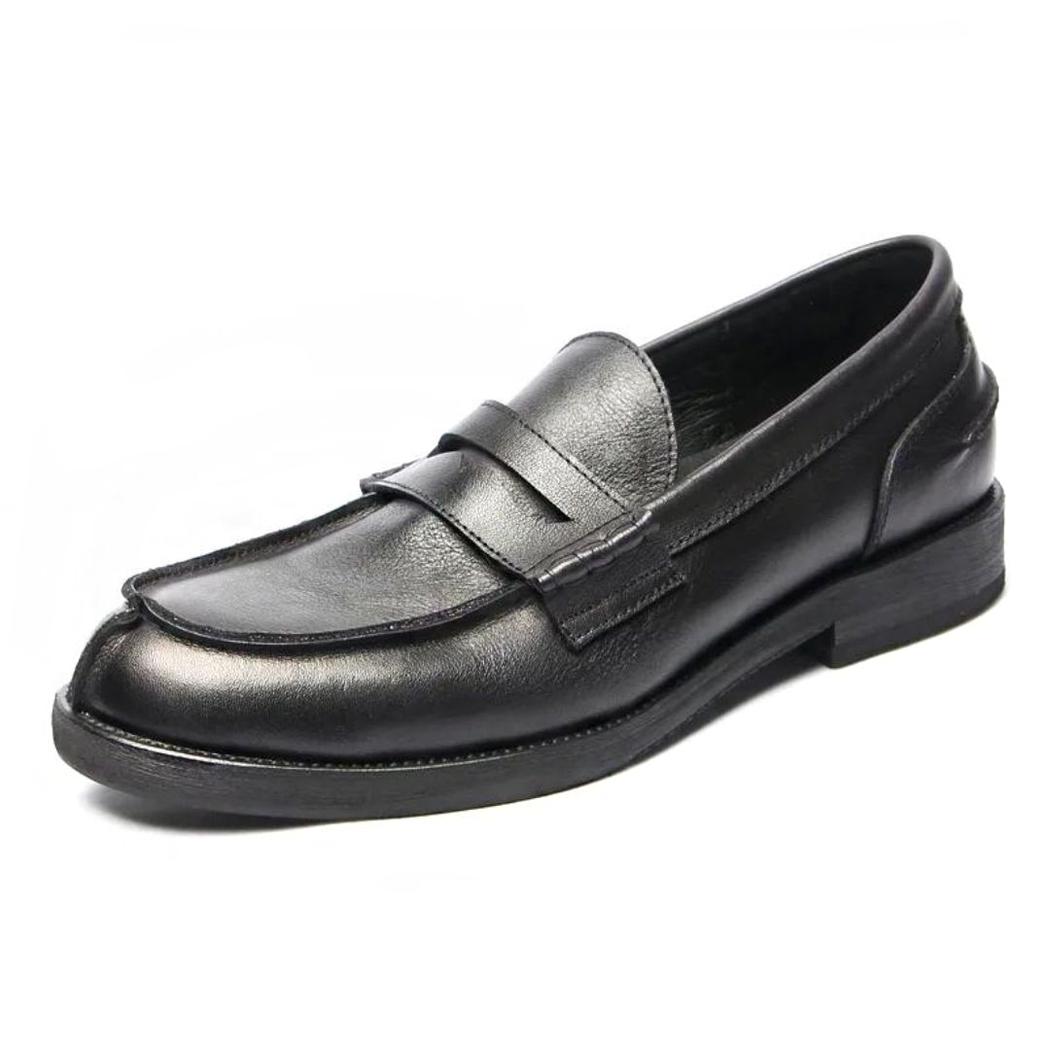 Loafers van echt leer in bruin of zwart voor heren
