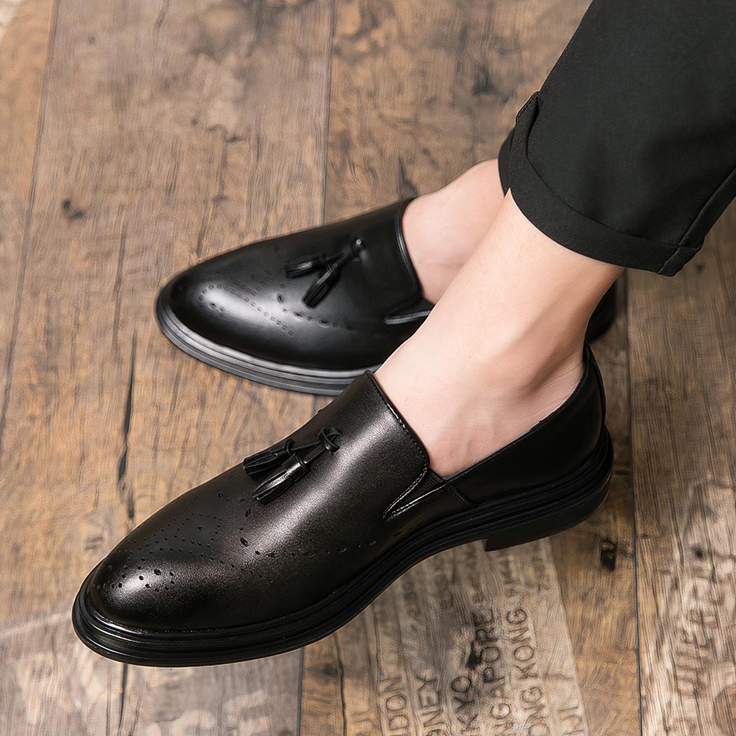 Klassieke loafers met kwastjes voor heren