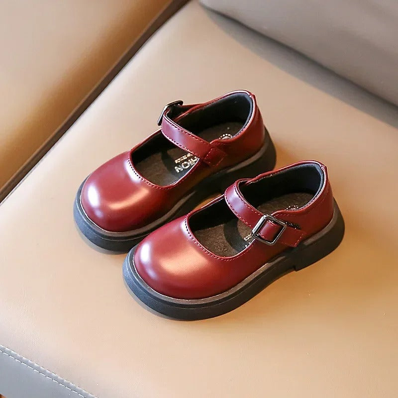 Klassieke loafers met leren look voor meisjes