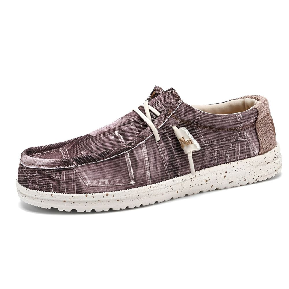 Loafers voor heren met jeansmotief