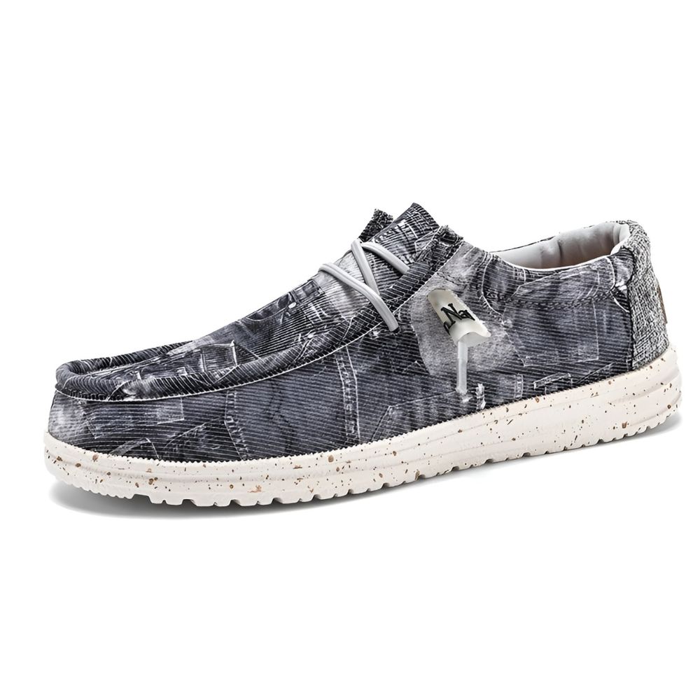 Loafers voor heren met jeansmotief