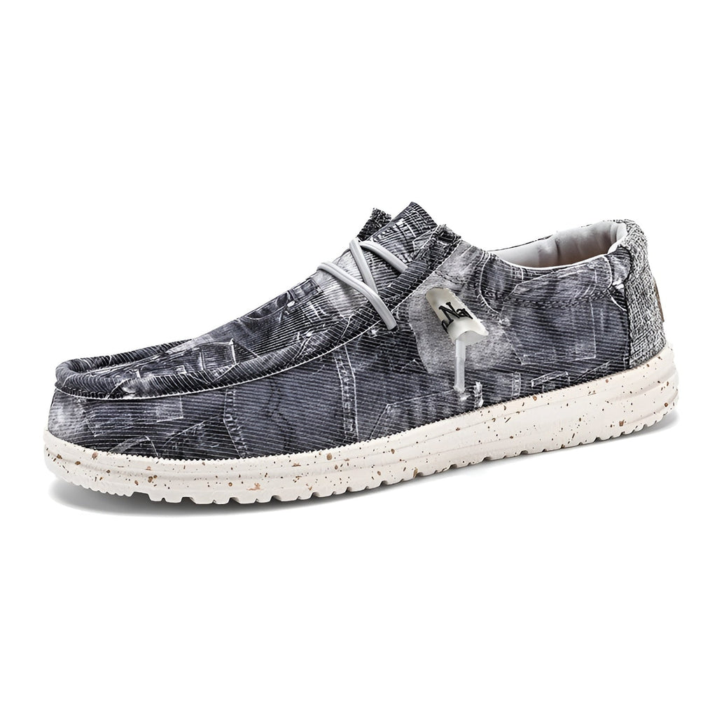 Loafers voor heren met jeansmotief