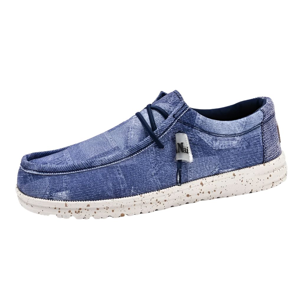 Loafers voor heren met jeansmotief