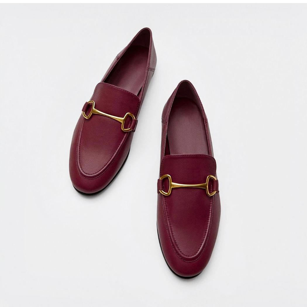 Dunne en lichte loafers in echt leer