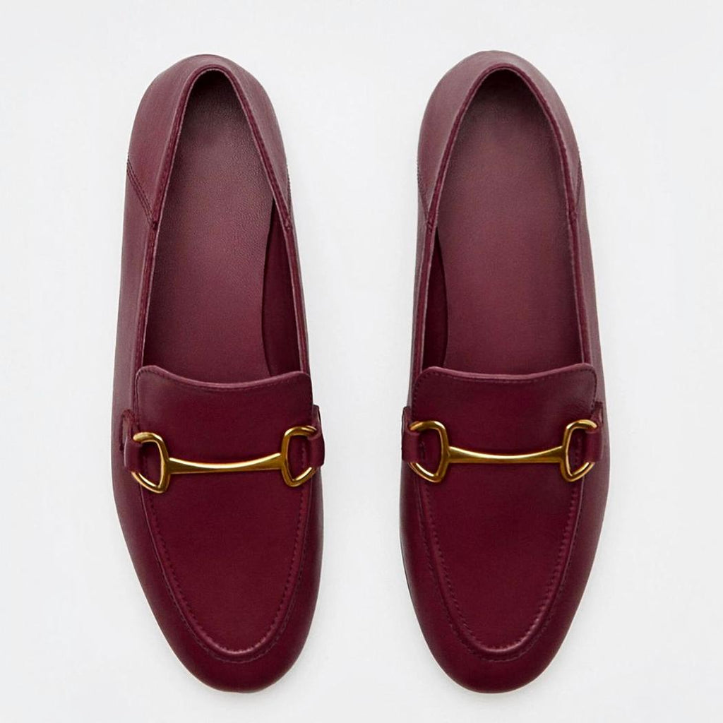 Dunne en lichte loafers in echt leer