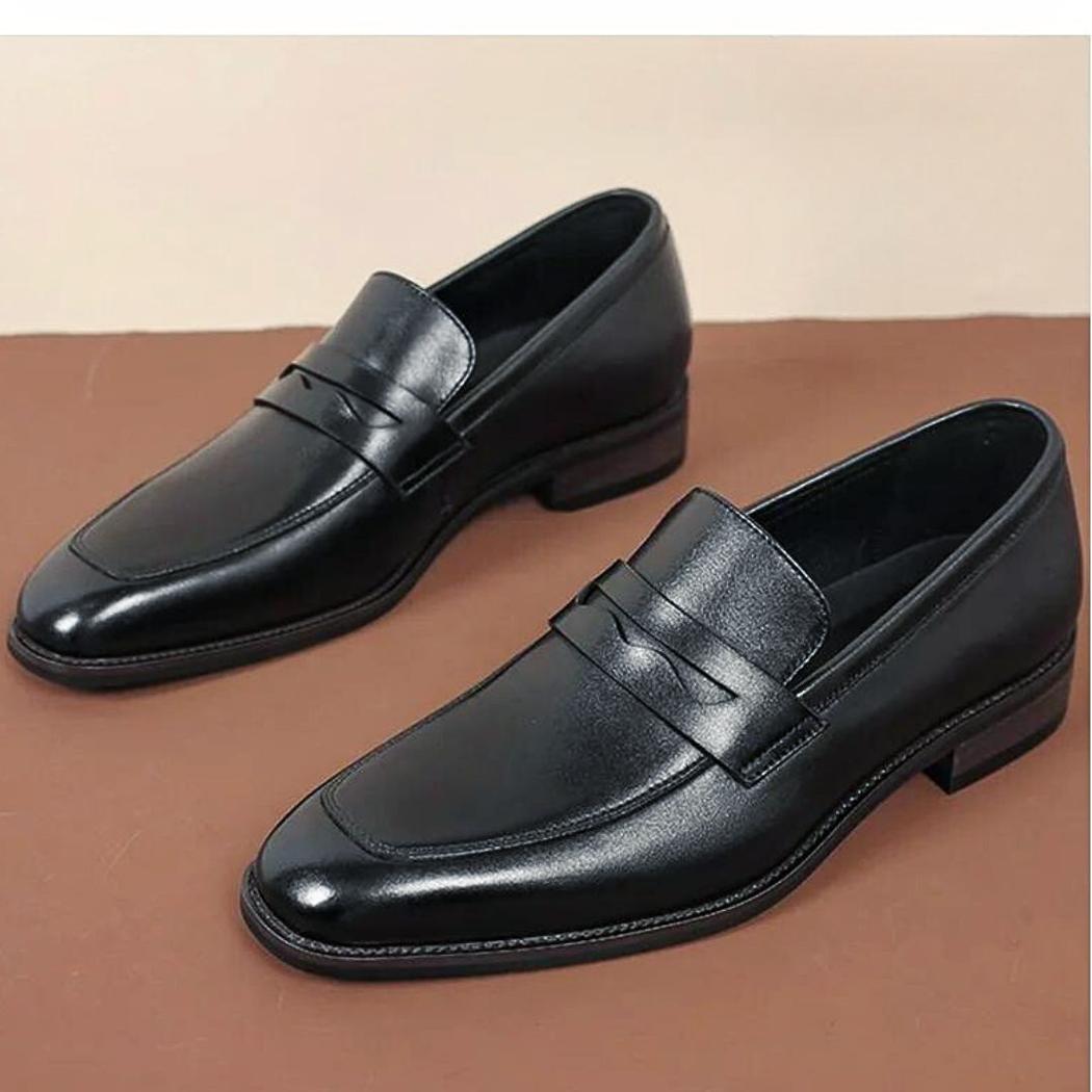 Nette loafers van echt leer voor heren