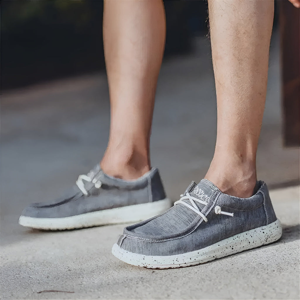 Denim loafers voor heren