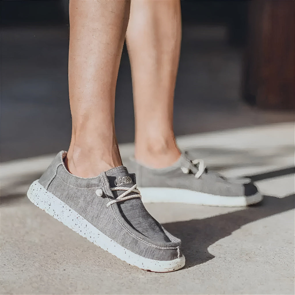 Denim loafers voor heren