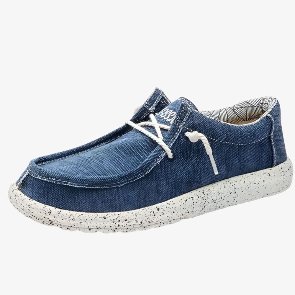 Denim loafers voor heren