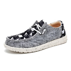 Loafers voor heren met originele motieven, Zilver