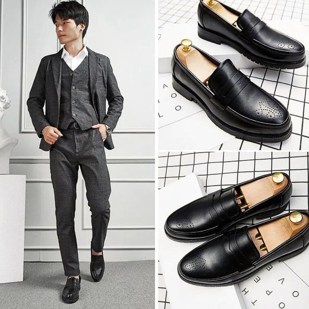 Bruiloft loafers in synthetisch leer voor heren