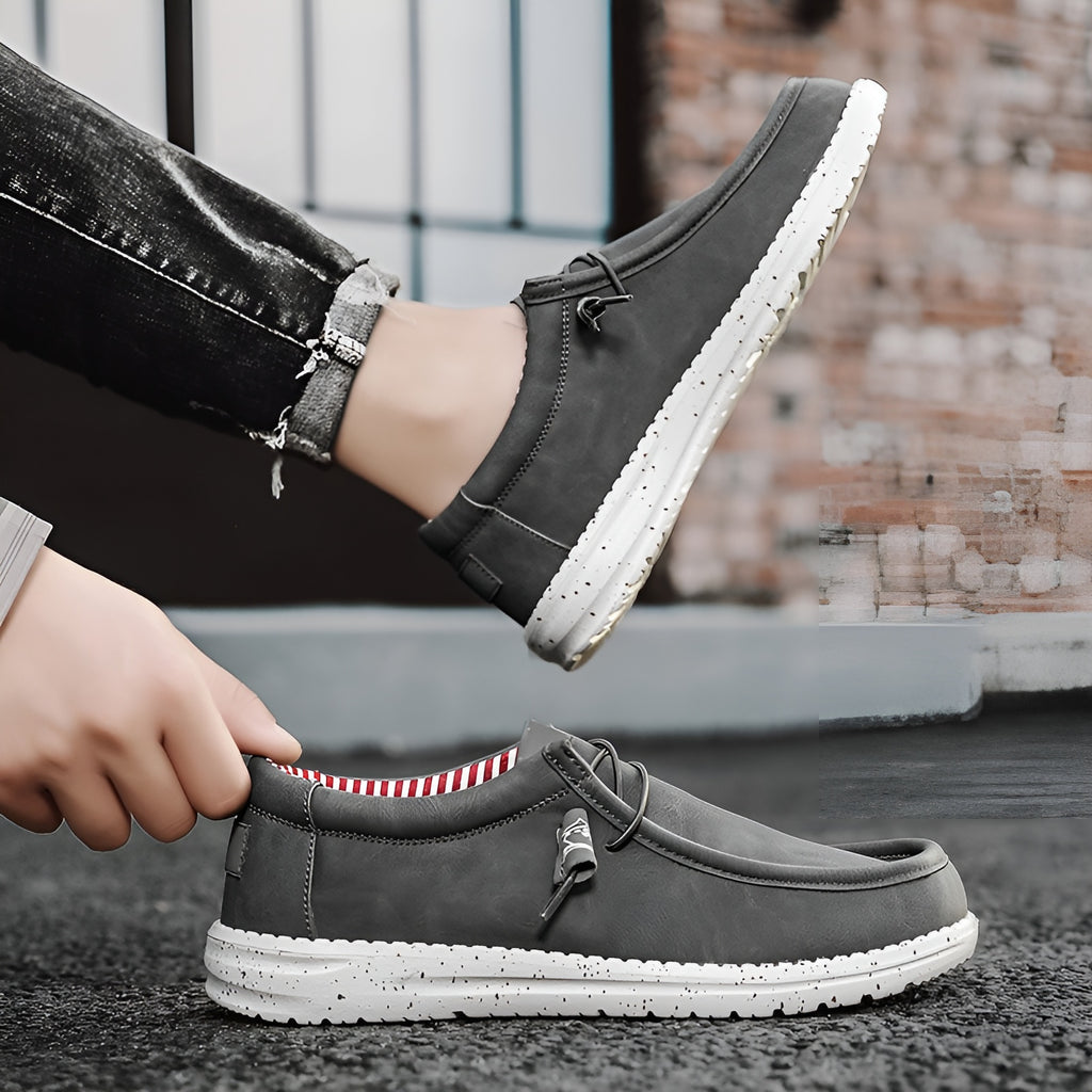 Amerikaanse loafers in kunstleer voor heren