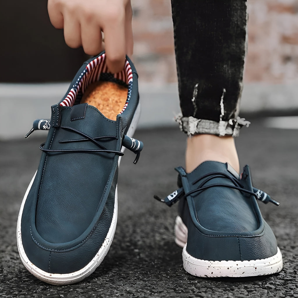 Amerikaanse loafers in kunstleer voor heren