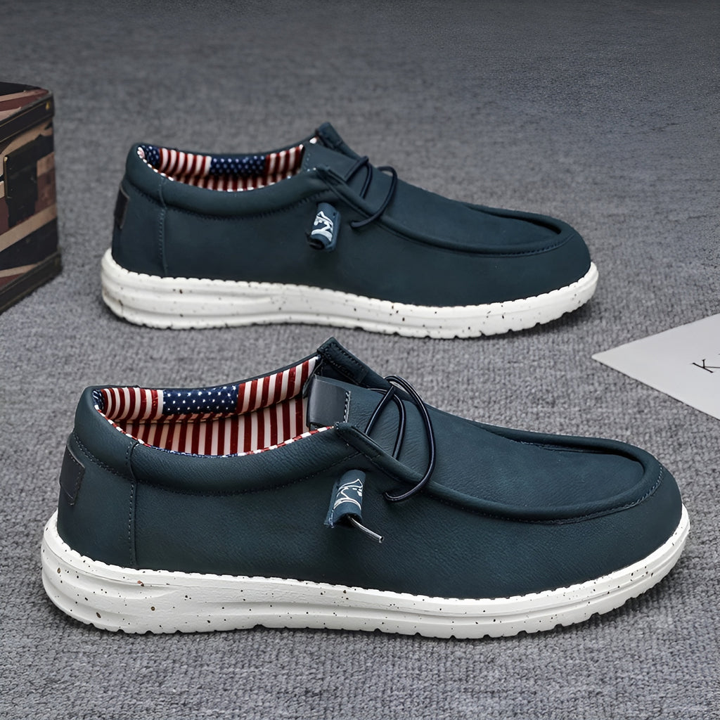 Amerikaanse loafers in kunstleer voor heren
