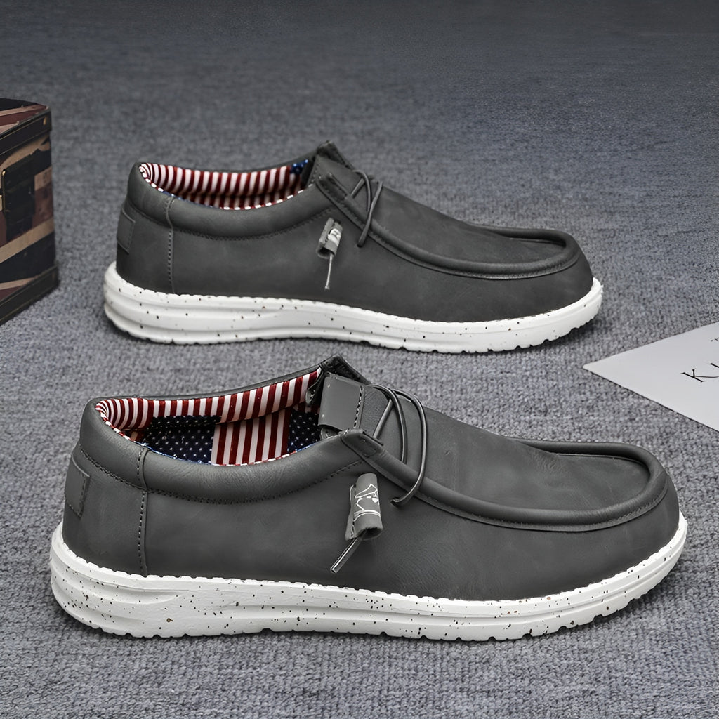 Amerikaanse loafers in kunstleer voor heren