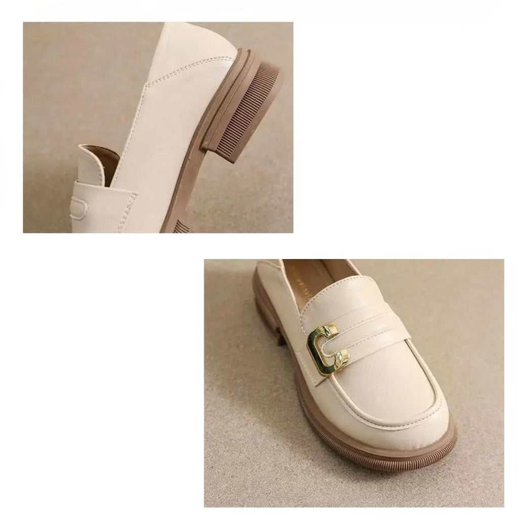 Soepele en elegante loafers van echt leer voor dames