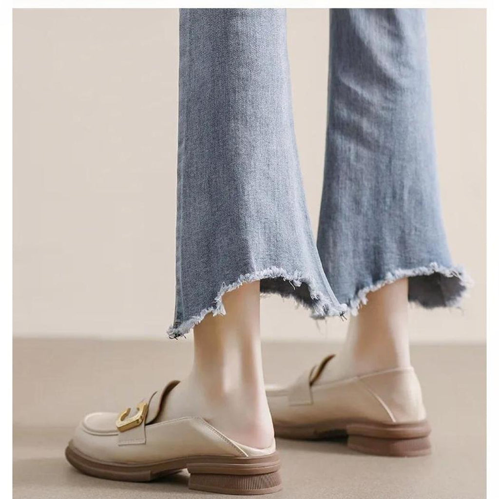 Soepele en elegante loafers van echt leer voor dames