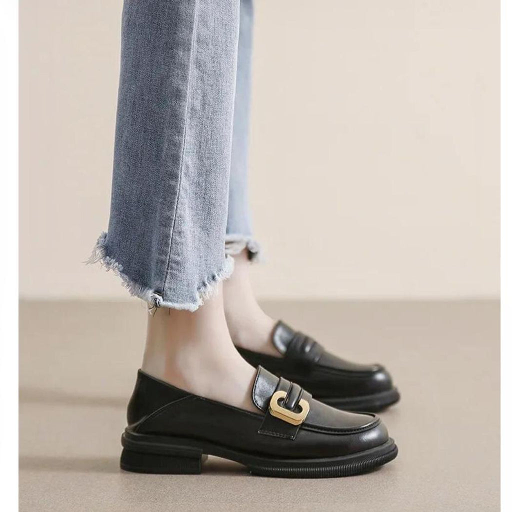 Soepele en elegante loafers van echt leer voor dames