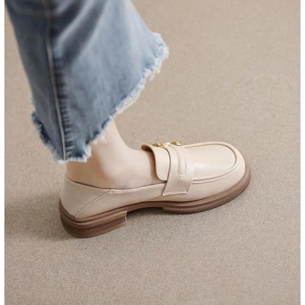Soepele en elegante loafers van echt leer voor dames