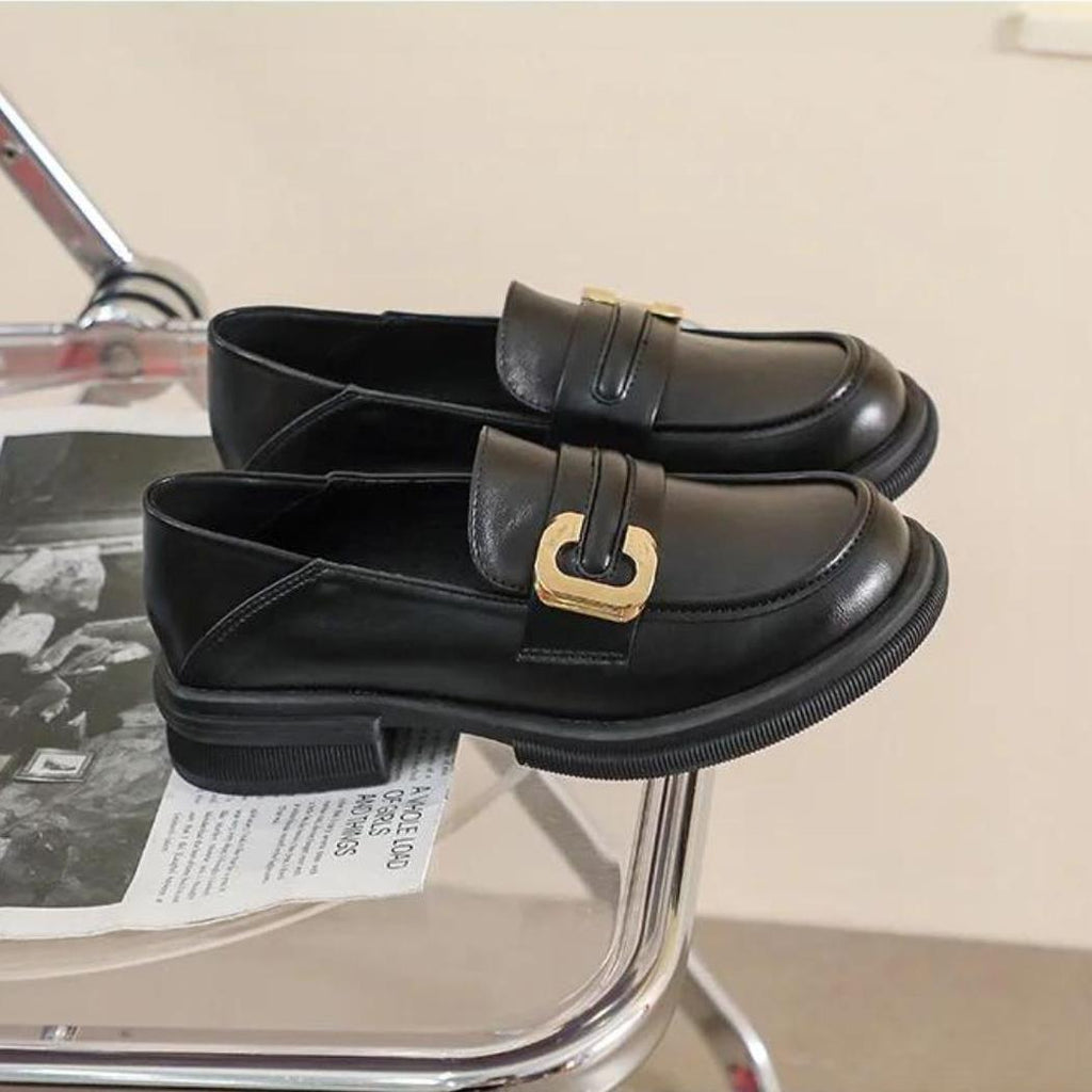 Soepele en elegante loafers van echt leer voor dames
