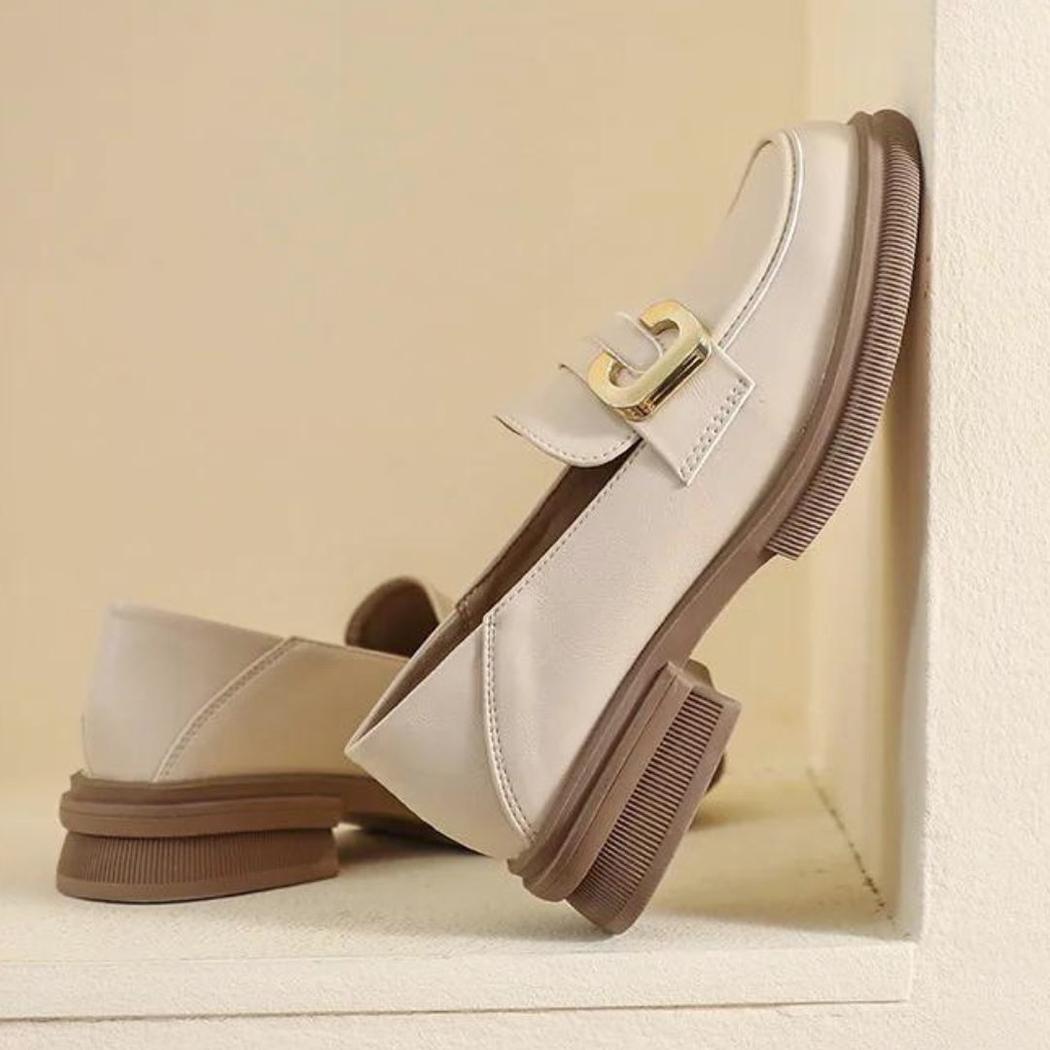 Soepele en elegante loafers van echt leer voor dames