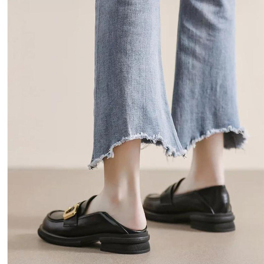 Soepele en elegante loafers van echt leer voor dames